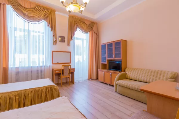 Студия в корпусе Курортный в санатории Нарзан в городе Кисловодске - фотография