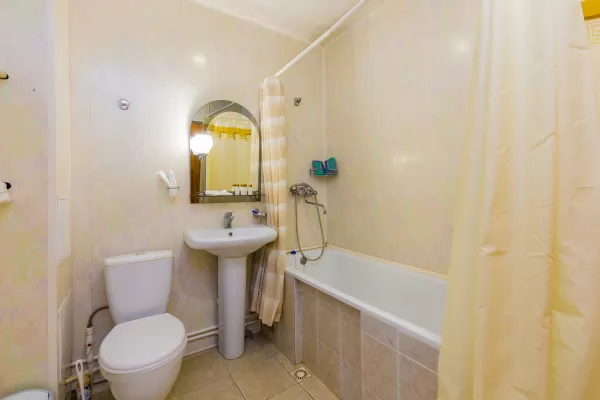 Люкс двухкомнатный в корпусе Центральный в санатории Нарзан в городе Кисловодске - фотография