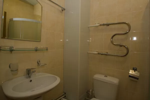 Улучшенный одноместный номер в корпусе Центральный в санатории Нарзан в городе Кисловодске - фотография